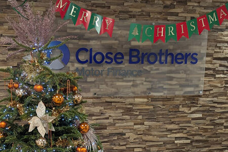 Close Brothers Motor Finance raise £6,529 for Cash for Kids’ Mission Christmas appeal